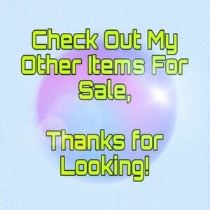Check out my other items for sale, thanks for looking!